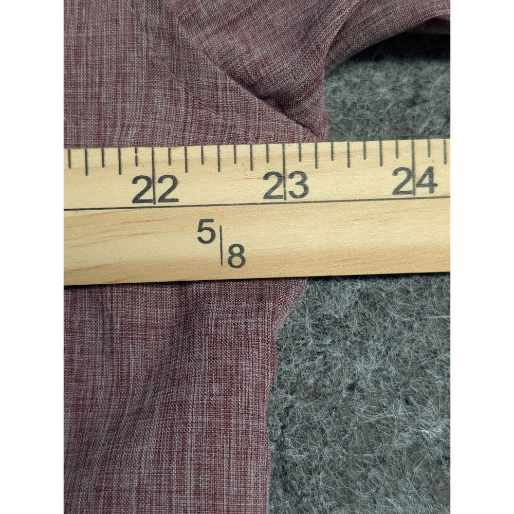 Magellan Outdoors Men's Medium Fish Gear Shirt Relaxed Fit "Aransas Pass" Plum - Picture 11 of 12